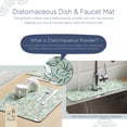 thumbnail image 4 of Stitch & Stone Cleaner Set - Kitchen Towel, 2 Mats for Drying and Sink, 2 Reusable Dishcloths - Leafy Green, 4 of 7