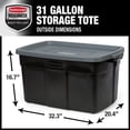 thumbnail image 3 of Bolsas de almacenamiento Rubbermaid Roughneck 117 L, paquete de 3 unidades, negro y gris, 3 of 3