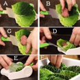thumbnail image 4 of 1 pieza creativa herramienta para enrollar carne vegetal, uva rellena, hoja de col, máquina enrolladora, herramienta para hacer sushi, cocina casera, bricolaje, conductor de sushi para el hogar, rollo de verduras, carne ER, 4 of 5