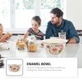 thumbnail image 4 of 1 Pce Bol de Rangement Polyvalent Vaisselle Émaillée Bol Émaillé pour Table, 4 of 9