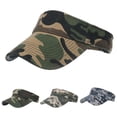 thumbnail image 4 of ZQUUVOU Unisex Camo Sport Sun Visor Breathable Mesh Adjustable Strap Outdoor Adventure Empty Top Baseball Sun Cap Camouflage, 4 of 4
