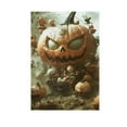 thumbnail image 2 of Halloween Giant Pumpkin King Garden Flag 12x18 inch Double Sided Outside Yard Decorations for Home Outdoor, 2 of 6