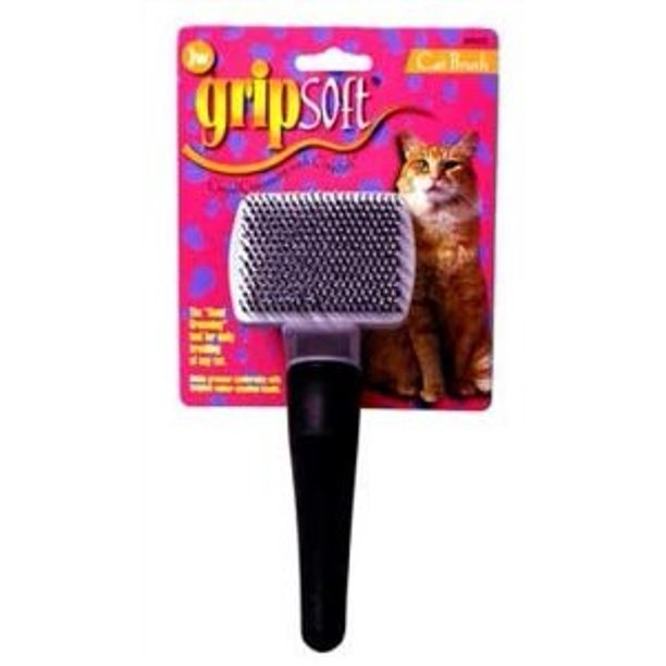 JW Pet Company GripSoft Cat Slicker Brush, Small 65033