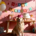 thumbnail image 4 of Banner de decoración de cumpleaños con dibujos animados de perros TSOUOEA para niños, 4 of 8