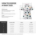 thumbnail image 5 of Naloa Turtles And Corals Print T-Shirts Short Sleeve V Neck Tees for Women Fashion Tops Trendy Lightweight Soft Casual Summer Outfits Clothes, 5 of 5
