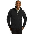 thumbnail image 1 of Port Authority TLJ317 Mens Tall Core Soft Shell Jacket, Black - 3XLT, 1 of 1