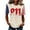 #-02 Beige, variant on Domzest Womens Never Forget Patriotic T-Shirt 9/11 25th Anniversary Shirt Short Sleeve Crew Neck USA Flag Graphic Tee Beige S