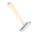 thumbnail image 1 of Manual Razors, Stable Sliding Wide Application Safety Razors High Safety  for Home for Barber Salon Beige,White, 1 of 7