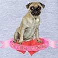 thumbnail image 2 of CafePress - FIN Pug Valentine - Cute Infant Baby Football Bodysuit, 2 of 3
