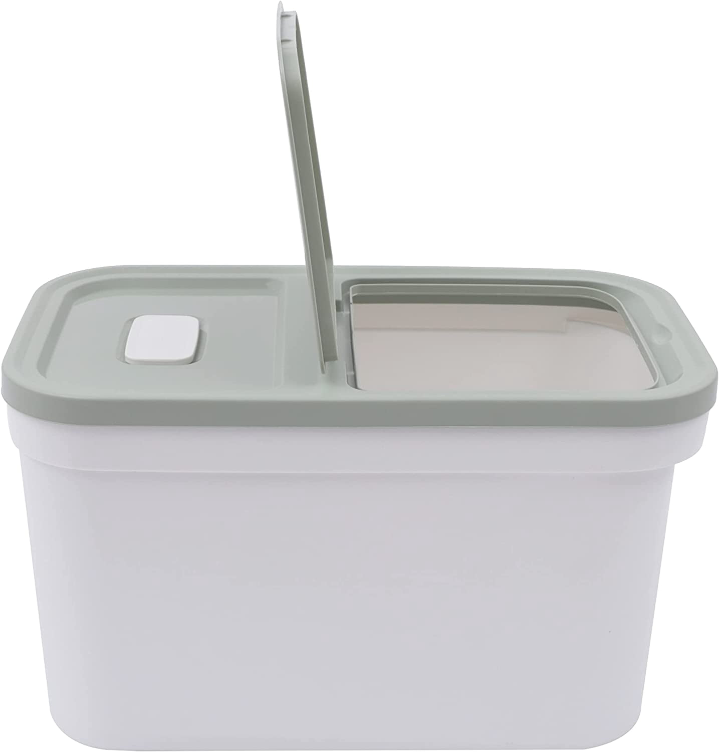 Miumaeov 22lbs Grain Tank Rice Bucket Plastic Deli Food Storage Containers With Airtight Lids Extra Large Food Containers Airtight Kitchen Storage Containers to Store Dry Food
