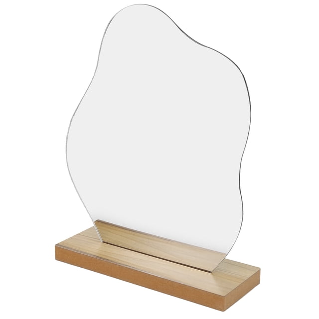 Acrylic Mirror, Portable Easy Installation Desktop Makeup Mirror Lightweight Exquisite For Parties