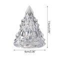 thumbnail image 4 of ¡Precios Increíbles!, Luces de iceberg navideñas, decoraciones de diamantes de cristal, decoraciones para restaurantes, luces de noche LED para árboles de Navidad Akmoler, 4 of 9