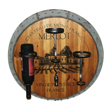 Home Source Eden Merlot 3 Bottle Wine Rack