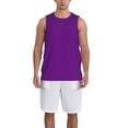 thumbnail image 4 of Gaeub Purple Men's Mesh Basketball Jersey, Quick-Drying Sleeveless Top S-4XL, Loose Muscle Tank Top -X-Large, 4 of 9