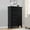 Ash Black, variant on 5 Drawer Dresser for Bedroom, 48" Tall Modern Chest of Drawers with Deep Drawers, Wood Storage Cabinet with Vintage Metal Handles for Living Room, Hallway, White