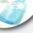 thumbnail image 2 of Designart 'Cottage Florals II' Farmhouse Metal Circle Wall Art, 2 of 3