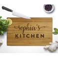 thumbnail image 4 of Andaz Press Laser Engraved Small Bamboo Wood Cutting Board, 9.5 x 6-inch, Mom's Kitchen, 1-Pack, 4 of 7