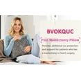 thumbnail image 5 of Mastectomy Pillow,Post Heart Surgery Seatbelt Pillow,hysterectomy recovery,c section Recovery,Insert Icebags Pockets chemo port pillow,Pacemaker Seatbelt Protection,Great Breast Cancer Gifts for Women, 5 of 6