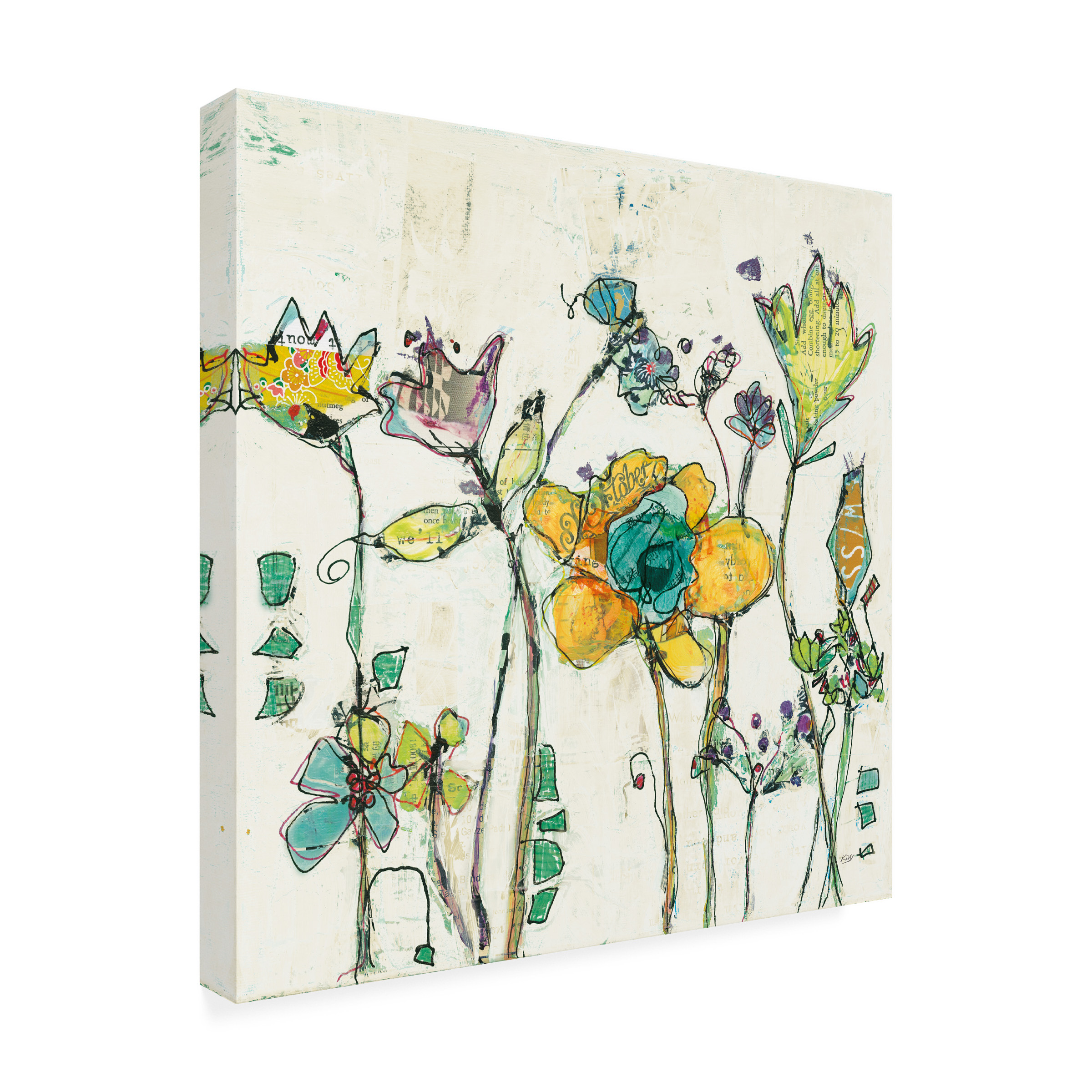 Trademark Fine Art 'Monkey and Mommy Cream' Canvas Art by Kellie Day