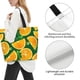 thumbnail image 3 of Disketp Orange Bolsa Tote Estampada para Mujer, Bolso de Hombro y de Mano para Compras y Viajes, 3 of 8