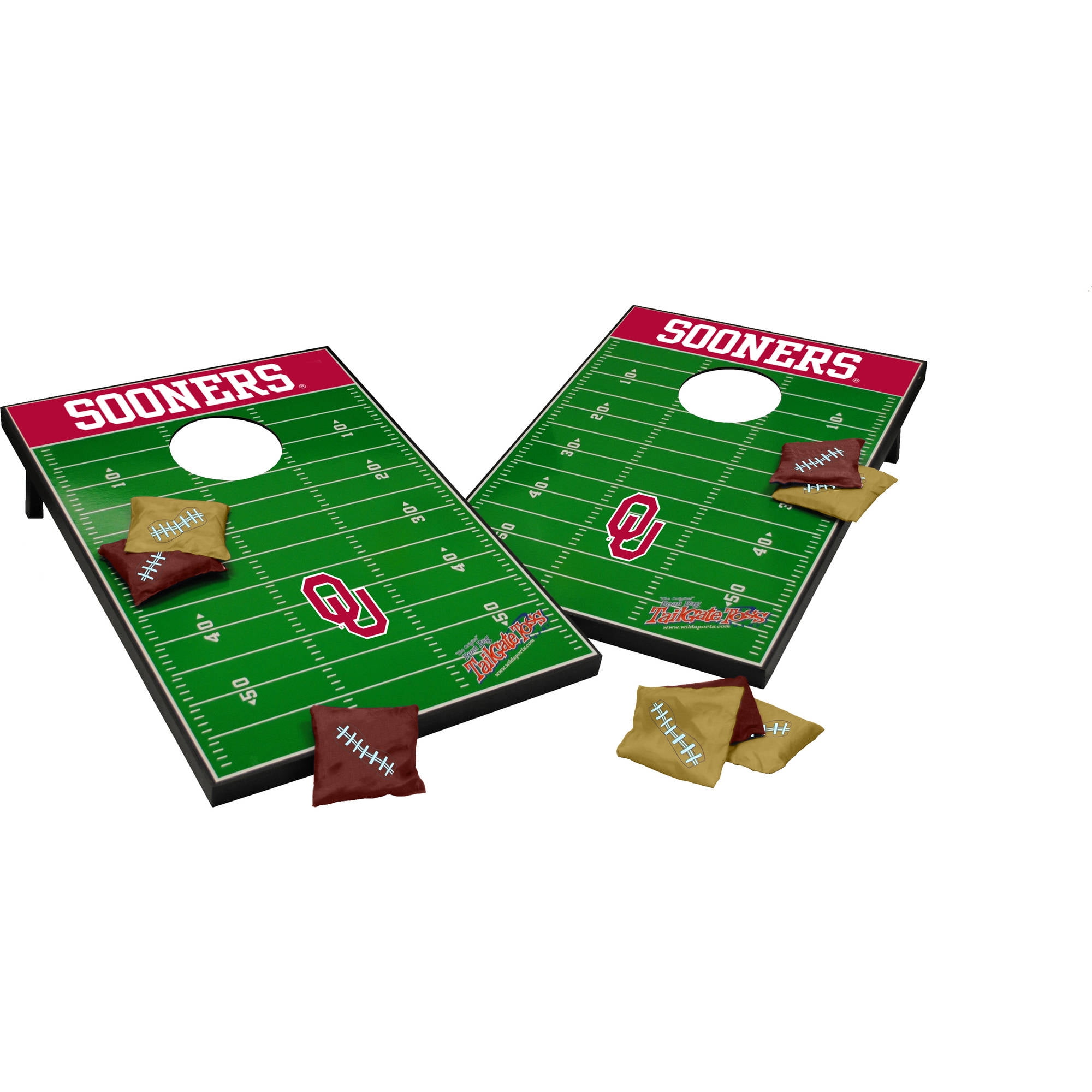 Wild Sports Collegiate Oklahoma Sooners 2x3 Field Tailgate Toss by Wild Sports