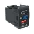 thumbnail image 1 of BUYISI 12V Car Charger For Qc3.0 Pd Dual Usb Outlet For Toyota Usb Port Socket, 1 of 8