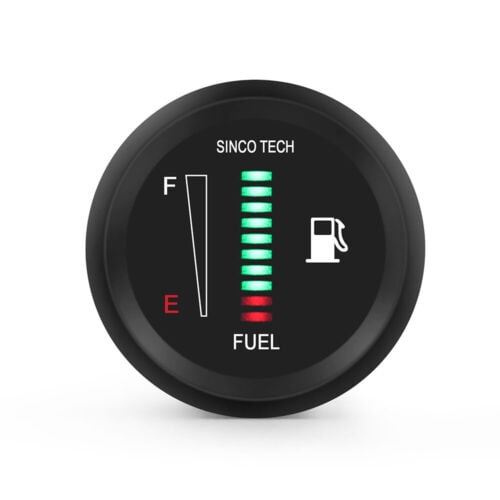 2" 52mm Universal 12V Digital Display Car Fuel Level Gauge Meter without Sensor