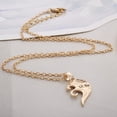 thumbnail image 4 of Little Sister Big Sister Necklace Gold Tone Anti-Tarnish Two-Piece Heart Little Sis Big Sis Necklace Pendant J-429, 4 of 4