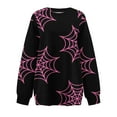 thumbnail image 4 of Dyegold Halloween Cat Sweatshirt Teen Girls Women Crewneck Sweatshirt Womens Oversized Sweatshirts Cotton Linen Fall Fashion 2023 ​Christmas Shirts ​Tunic For Womens Fashion ​Your Orders, 4 of 5