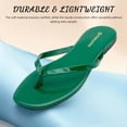 thumbnail image 3 of Flip Flops for Women Thong Flat Sandals Lightweight Minimalist Non-Slip Memory Foam Sole Open Toe Casual Vacation Daily Essentials Classic Beach Slippers, 3 of 7