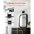 thumbnail image 3 of VEVOR Bathroom Vanity Light Bar 24.02-Inch 18W LED Modern Light Fixture Over Mirror, 3 of 9