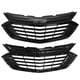 thumbnail image 3 of Parrilla De Malla Superior Delantera, Parrilla Superior Del Parachoques Delantero Deportivo ABS Resistente A Los Arañazos 84150736 Resistente Todo Negro Para Equinox 2018 A 2021, 3 of 7