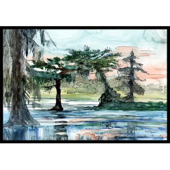 Carolines Treasures In the Swamp Indoor or Outdoor Mat- 18 x 27 in.