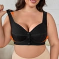 thumbnail image 1 of Bra for Leisure Comfort Front-Button Lingerie with Backless Style Adjustable Straps Seamless Cup Design Versatile All-Season Wear, 1 of 7