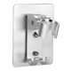 thumbnail image 4 of Soporte de ducha de mano ajustable cabezal de ducha montado en Ehuebsd la pared de aluminio soporte de asiento de baño, 4 of 5
