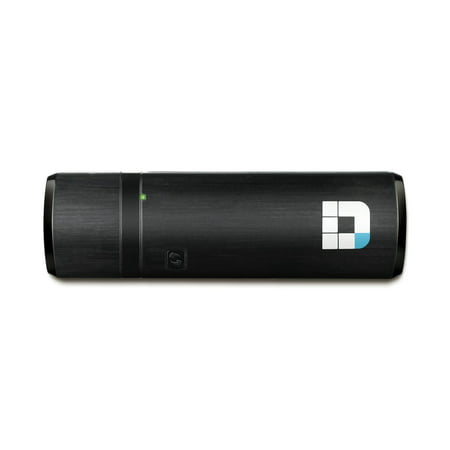 D-Link AC1200 Dual Band Wireless USB Adapter, Easy Push Button Setup, Backward Compatible