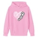 thumbnail image 4 of Sudaderas con capucha para niños y niñas, sudaderas casuales de manga larga, lindas sudaderas de gran tamaño con bolsillo de polar, chaquetas para niñas, 4 of 4