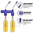 thumbnail image 4 of Beer Snorkel Double Beer Bongs Funnel, Bar Party Beer Snorkel Funnel Bong Dispenser for Party, Portable Drinking Snorkel, Bottle Opener for Beer Drink, 4 of 4