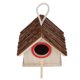 thumbnail image 4 of Casa para pájaros hecha a mano, nido para el hogar para pájaros de madera de gran tamaño y alta resistencia, 4 of 8