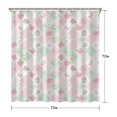 thumbnail image 5 of Pioneer Flower Floral Print Pattern Shower Curtain 72"x72", Bathroom Decorative Shower Curtain Set with 12 Hooks, Waterproof Washable, 5 of 6