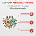 thumbnail image 2 of Sticker Mania Funny Sticker Decals - Fun Decal Set, Weather Resistant Outdoor Sticker, Water Resistant Sticker, Set Of 3 Modern Stickers, 2 of 7