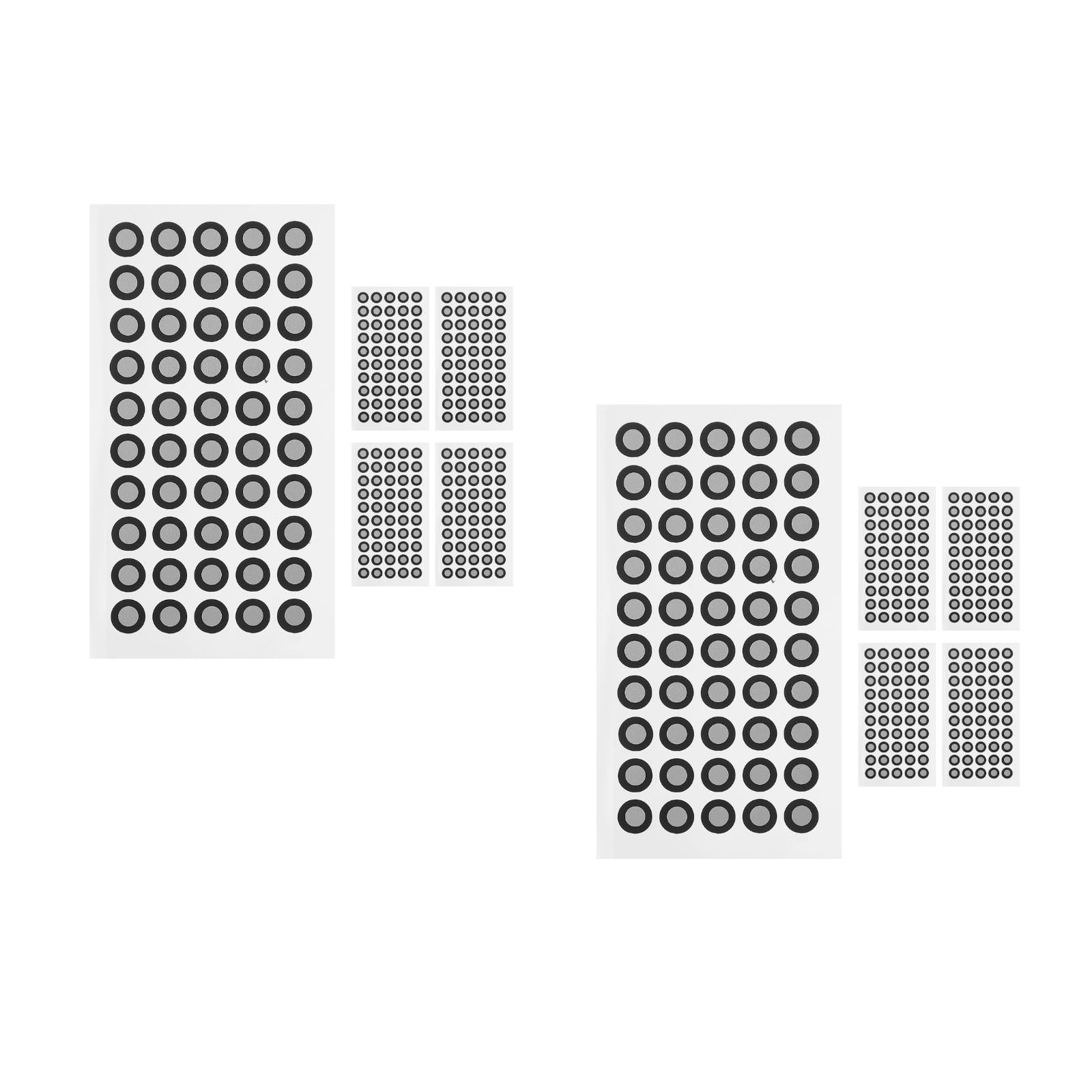 Raindrops 2-Pack 3D Scanning Markers with 5 Sheets and 50 Dots Each, 0.15mm Diffuse Reflection Dots for Precise 3D Scanner Tracking