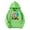 Green, variant on 67 shirt G'irls Cartoon Ice Print Hooded Sweatshirt Long Sleeve Pocket Pullover Casual Athletic Outerwear