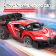 thumbnail image 2 of CNKOO 930-7A RC Alloy Remote Control Car 1 18 Spray Stunt Car High-Speed Racing Drift Skeleton Car Children‘s Sports Car, 2 of 10