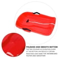 thumbnail image 5 of OULII Snow Tube Sled Ski Board Red Plastic for Sliding on Sand 1Pack, 5 of 5