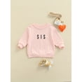 thumbnail image 2 of xiaxaixu Bambin Lettre Motif Manches Longues Col Rond Décontracté Sweat-Shirts, 2 of 8
