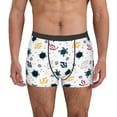 thumbnail image 4 of Wukai Turtles And Corals Print Men’s Underwear Breathable Boxer Briefs,&nbsp;Moisture Wicking & Breathable-XX-Large, 4 of 7