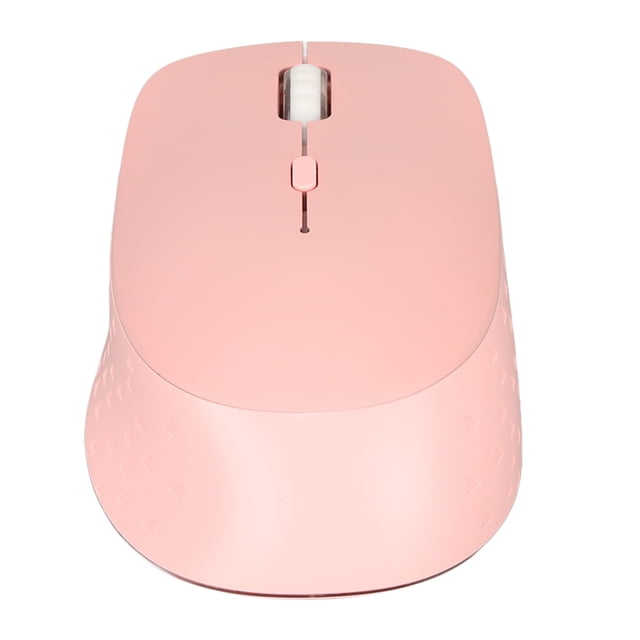 Ratón Inalámbrico, Ratón Rosa Para Computadora, Modos Duales, Luz Corriente RGB Para Oficina Para Viajes