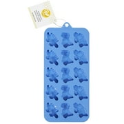 Wilton Dinosaurs, T-rex, Stegosaurus, Triceratops, Silicone Candy Mold, 15 Cavities