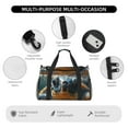thumbnail image 4 of Easygdp Realistic Cute Sea Turtle Bolsa de Gimnasio, Bolsa de Viaje Duffel, Bolsa de Fin de Semana con Compartimentos, Bolsa de Mano para Noche, 4 of 7